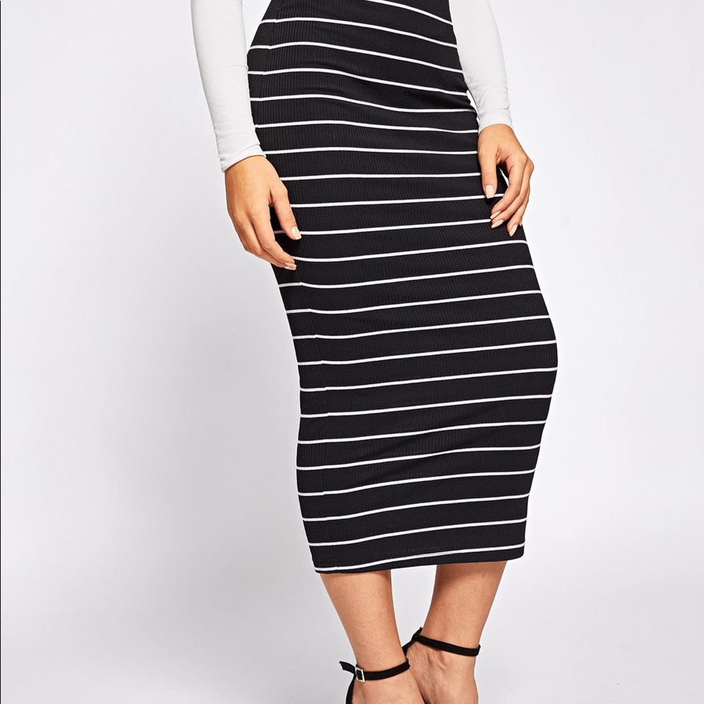 Black and White Skirt
